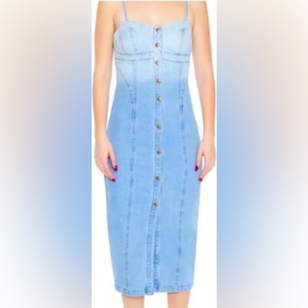 Forever 21 Light Blue Denim Top